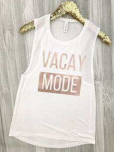 Sporty Tank Top For Vacation, Cheap Vacation Tank Top, Cheap Trendy Tank Top For Vacation, Cheap Tank Tops For Vacation, Summer Muscle Tee For Gym, White Summer Vest With Letter Print, Summer White Vest With Letter Print, Trendy Summer Tank Muscle Tee, Trendy White Tank Muscle Tee