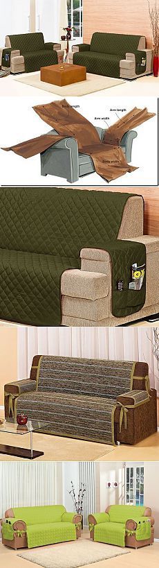 four different types of couches in various colors and sizes, all with the same design