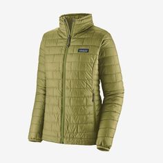 Patagonia Women's Nano Puff® Insulated Jacket Patagonia Puffer Jacket, Patagonia Outdoor, Patagonia Nano Puff Jacket, Patagonia Outfit, Patagonia Down Sweater, Patagonia Nano Puff, Womens Outdoor Clothing, Black Winter Coat, Puff Jacket