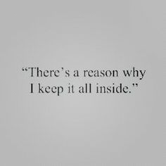 there's a reason why i keep it all inside quote on grey background with black text