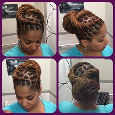 Locked in Beauty Quick Bun, Braids And Twists, Bun Style, Twisted Hair