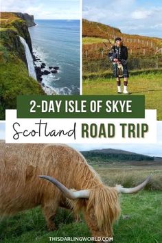 two day isle of skye scotland road trip with highland and scottish culture in the background