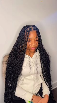 Hawaiian Twist Braids, New Braids Styles, Island Twist, Big Box Braids Hairstyles, Boho Twists, Cute Braided Hairstyles