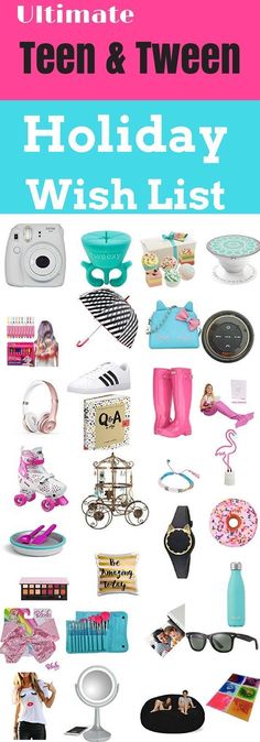 ULTIMATE GIFT GUIDE for TWEEN & TEENAGE GIRLS-Are you looking for cool & unique gifts for tweens and teenage girls for Christmas? Maybe you're looking for awesome stocking stuffers for girls? I asked my daughters, ages 16 & 9 (and their friends) & came up with a list of 50 fun & inexpensive gift ideas for girls for birthdays & holidays! Don't miss the two video reviews by my daughters! Teenager Stocking Stuffers, Stocking Stuffers For Girls, Wine Bottle Diy Crafts, 40th Gifts, Inexpensive Gift