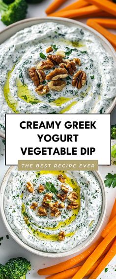 Image for Creamy Greek Yogurt Vegetable Dip Yogurt Vegetable Dip, Night Snacks Healthy, Movie Night Snacks Healthy, Greek Yogurt Veggie Dip, Homemade Pita Chips, Vegetable Dip, Healthy Freezer Meals, Movie Night Snacks, Freezer Meal Prep