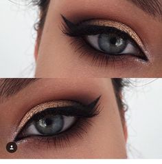 Smoky Halloween Makeup, Eyeshadow Tutorial Natural, Golden Eye Makeup, Natural Eye Makeup Tutorial, Dance Makeup, Organic Makeup, Natural Eyes