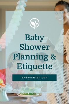 baby shower planning and etiquette