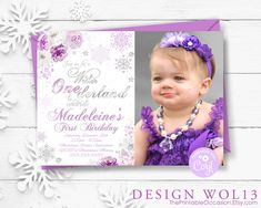 💜💜 𝗡𝗼 𝗪𝗮𝗶𝘁𝗶𝗻𝗴! 𝗘𝗱𝗶𝘁 𝗬𝗼𝘂𝗿 𝗖𝗮𝗿𝗱 𝗜𝗻𝘀𝘁𝗮𝗻𝘁𝗹𝘆! 💜💜 Editable Girl's Winter ONEderland Invitation | Lavender & Gold | Purple & Gold | Pink & Gold| Girl's Winter ONEderland Invitation | Girl's Floral Winter ONEderland Party | Instant Download Welcome to 𝗧𝗵𝗲 𝗣𝗿𝗶𝗻𝘁𝗮𝗯𝗹𝗲 𝗢𝗰𝗰𝗮𝘀𝗶𝗼𝗻 on Etsy! Purchase, edit, and print within minutes! We've partnered with CORJL, a fully customizable template editor that allows you to personalize your design directly Onederland Invitations, Winter Onederland Invitations, Onederland Party, Minnie Mouse Birthday Invitations, Minnie Mouse Invitations, Winter Onederland Party, Personalized Party Decor, 1st Birthday Themes, Gold Girl