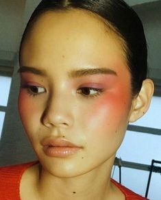 Look Festival, Red Makeup, Editorial Makeup, Festival Looks, Eyeshadow Looks, Pretty Makeup, Creative Makeup