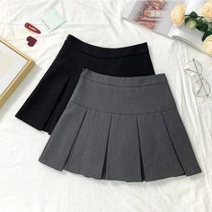 SPECIFICATIONSBrand Name: GIDYQMaterial: POLYESTERStyle: CasualElasticity: Slight StrechOrigin: Mainland ChinaCN: GuangdongSeason: SummerFabric Type: BroadclothWaistline: empirePattern Type: SolidFit Type: Regulai FitSilhouette: A-LINEDresses Length: Above Knee, MiniAge: JUNIORDecoration: nonePlace Of Origin: China (mainland)Model Number: FD03113Gender: WOMENChoice: yes Gray Pleated Skirt, Korean Fashion School, Grey Pleated Skirt, Streetwear Spring, Womens Pleated Skirt, School Uniform Fashion, High Waisted Pleated Skirt, Harajuku Streetwear, Elegant Skirt