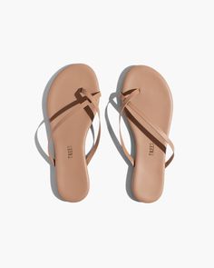 Lily Nudes in Beach Bum | Flip-Flops | Women's Footwear – TKEES Classic Toe Post Flip Flops For Beach, Classic Beach Toe Post Flip Flops, Cushioned Single Toe Strap Flip Flops, Classic Summer Flip Flops, Classic Flip Flops With Single Toe Strap For Vacation, Classic Leather Footbed Flip Flops For Vacation, Classic Leather Flip Flops For Beach, Classic Leather Flip Flops For The Beach, Casual Toe Loop Flip Flops For Everyday