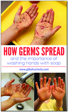 how germs spread and the importance of washing hands with soap is so good