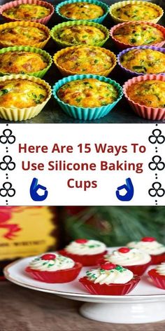 there are 15 ways to use silicone baking cups