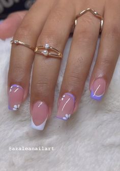 Pretty Natural Nail Designs, Simple Nail Art Ideas Summer, Biab Gel Nails Natural, Summer Nails Inspiration Short Square, Short Square Nails Design Ideas Summer, Mail Inspo Medium Length, Cute Summer Nails Short Square, Nail Ideas For Square Nails, Nails Design Natural Nail