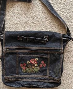 Whimsigoth Bag, Thrifted Bags, Thrifted Items, Cute Purse, Pretty Bags, Book Bag, Knitted Cardigan, Cute Bags