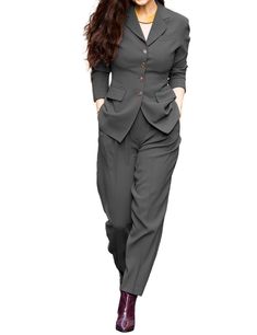 20% wool / 80% polyester. Flat. Include Blazer + Pants. Notch Lapel. Center Vent. Single Buttons. Real pocket. Full lined. Machine wash / Hand wash. Color or size customization please note in the order Fall Full-length Suits For Work, Winter Office Pants With Pockets, Tailored Long-sleeved Pantsuit With Pockets, Tailored Winter Pants With Pockets, Winter Workwear Suits With Pockets, Tailored Pants With Pockets For Winter, Winter Workwear Suits, Tailored Pantsuit With Pockets, Office Suits With Trousers And Pockets