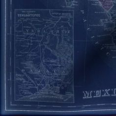 an old map is shown with the name and date on it's back side