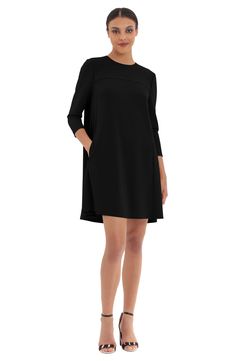 Skirt Pockets, Everyday Dress, Tent Dress, Illusion Dress, Maggy London, Everyday Dresses, Dress Size Chart, Dress Size Chart Women, Office Outfits