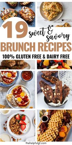 19 sweet and savory brunch recipes that are gluten free and dairy free