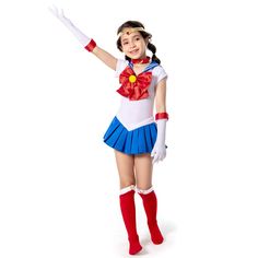 Sailor Moon Costume, Moon Character, Silk Milk, Moon Sailor, Costume Anime, Girls Dress Outfits, Sailor Chibi Moon, Uniform Dress, Chibi Moon