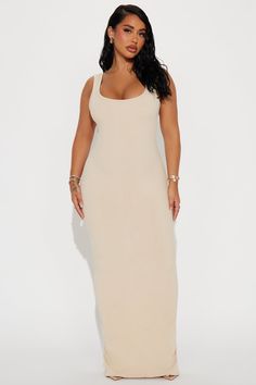 Available In Cream And Mauve. Maxi Dress Scoop Neck Low Back Ruched Back Stretch Compression Rib 86% Rayon 14% Spandex Imported | Stella Snatched Maxi Dress in Cream size XL by Fashion Nova Stephanie Rao Dress, Mauve Maxi Dress, Stephanie Rao, Cream Fashion, Professional Outfits Women, Mauve Dress, Summer Inspo, Gal Gadot, Professional Outfits