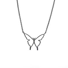 43950476132593 Elegant Black Butterfly Necklace, Elegant Stainless Steel Charm Necklace With Delicate Chain, Elegant Charm Necklace With Delicate Stainless Steel Chain, Elegant Adjustable Butterfly Necklace With Delicate Chain, Elegant Stainless Steel Necklaces As Gift For Her, Elegant Stainless Steel Necklace Gift For Her, Elegant Stainless Steel Necklace As Gift For Her, Elegant Stainless Steel Necklace For Her, Minimalist Clavicle Chain Charm Necklace For Formal Occasions