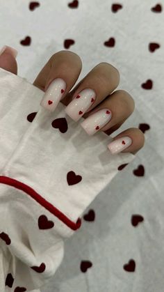 Natural Acrylic Nails, Manicure Nail Designs, Manicure Inspiration, Heart Nails, Classy Nails, Fancy Nails, Valentines Nails, Best Acrylic Nails, Perfect Nails