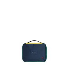 STATE bags Bensen toiletry kit polyester canvas green/navy front view click to zoom Functional Green Cosmetic Bag, Functional Blue Cosmetic Bag, Functional Green Travel Cosmetic Bag, Multicolor Functional Cosmetic Bag For Everyday, Functional Multicolor Cosmetic Bag For Everyday Use, Blue Functional Cosmetic Bag, Blue Travel Pouch Accessories, Functional Blue Lunch Bag, Functional Everyday Blue Lunch Bag