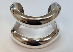 TIFFANY&CO ELSA PERETTI STERLING SILVER OPEN CENTER CUFF BRACELET 1984  | eBay Elsa Peretti Style, Classic Open Ring Bracelets For Formal Occasions, Formal Sterling Silver Open Cuff Bracelet, Classic Sterling Silver Open Cuff Jewelry, Polished Sterling Silver Open Cuff Bracelet, Sterling Silver Open Cuff Bracelet For Formal Occasions, Sterling Silver Open Cuff Bracelet With Polished Finish, Sterling Silver Open Cuff Bracelets With Polished Finish, Formal Polished Open Band Bangle