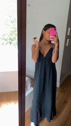 Summer Europe Outfits, Amsterdam Outfit, T Dress, Aesthetic Shirts, Street Style Outfit, Cami Dress, Her Style, Spring Outfit