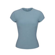 Skims Soft Lounge Lace T-Shirt *New With Tags* Description: Standard Length Fitted T-Shirt, Lace Edges Around Entire Crew Neckline Color: Arctic Fabric: 91% Modal / 9% Spandex Fit: Model Is Size 12 And 5’ 9”, Wearing Skims L Light Blue Stretch Crew Neck Top, Athleisure Light Blue Crew Neck Top, Blue Fitted Crew Neck T-shirt, Fitted Blue T-shirt With Crew Neck, Light Blue Stretch Short Sleeve Tops, Fitted Light Blue Athleisure Tops, Light Blue Fitted Crew Neck Tops, Spring Loungewear, School Wishlist