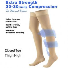 Find many great new & used options and get the best deals for Medias Calcetines De Compresion De Muslo Para Hombres Y Mujeres Best 30-40 Mmhg at the best online prices at eBay! Free shipping for many products! Thigh High Compression Socks, Kimberly Johnson, Aching Legs, Word Online, Muscle Aches, Improve Circulation