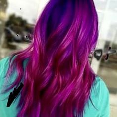 Rockstar Hair, Hair Palette, Exotic Hair, Vivid Hair, Magenta Hair, Hairdressing Training, Vivid Hair Color, Creative Hair Color, Violet Hair