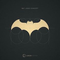 the batman logo has been designed to look like it's cut out from paper