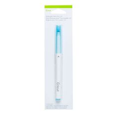 a white and blue pen sitting inside of a package