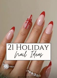 Red French Tip Nails Holidays, Christmas Nails 2023 Red French, Christmas Nails 2023 French, Christmas French Nails 2023, Christmas 2023 Nail Designs, Ref French Nails, Holiday Nails Winter Christmas French Tip, Christmas Nails 2023 Chrome