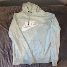 Like New Without Tags White Nike Hoodie, Black Nike Hoodie, Grey Nike Hoodie, Nike Pullover, Hoodie Fits, Grey Nikes, Nike Hoodie, White Hoodie, Nike Tops