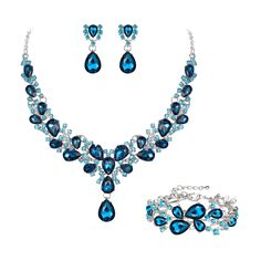 PRICES MAY VARY. Teardrop and flower cluster have provided our designers a great deal to emulate in the way of shapes, textures, and colors of our jewelry. This Ever Faith Jewelry women jewelry set is made of rhinestone crystals. Wearing a dinner dress, formal gown or spectacular in casual wear, matching this jewelry sets, it will make you more eye-catching in ceremony, reception, party, dance and other gorgeous events. This graceful waterdrop pendant necklace dangle earrings jewelry set is wond Faith Jewelry, Flower Cluster, Daughter Mother, Reception Party, Topaz Color, Party Dance, Bridesmaid Jewelry Sets, Women's Jewelry Sets, Jewelry Fashion Trends