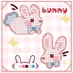 an image of bunny with glasses on it's face and the word bunny written in large letters