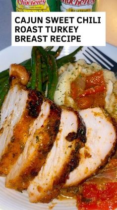 a white plate topped with meat and veggies