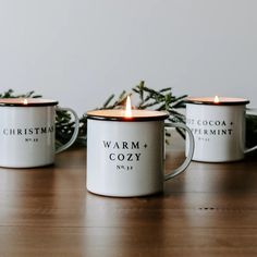 SCENT NOTES: • Top: Orange Peel, Cinnamon, Ginge • Middle: Clove, Cypress Base: Vetiver, Pine, Fir Balsam Warm + Cozy was voted "Best Fall Candle Overall" by Forbes Vetted. Our eco-friendly & reusable Mug Candle can be repurposed as a mug, planter, pen holder, + more! CANDLE INFO: • Galvanized Steel Vessel Size: 11oz | 4.75x3.75x3.5" • Burn Time: 50+ Hours • Wick: 100% Cotton (Lead & Zinc Free) Wax: Proprietary Soy Based Wax Blend | Vegan, Non-GMO, Kosher • Premium Fragrance Oil • Gluten-Free, P Mug Candle, Hostess Gifts Thanksgiving, Thanksgiving Hostess, Fresh Cut Christmas Trees, Water Decor, Sweet Water, Fall Candle, Coffee Candle, Holiday Candles