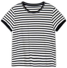 T Shirt Collar, Sale Promotion, Striped T Shirt, Edge Design, Collar And Cuff, Striped Tee, Shirt Collar, Neck Designs, High Waisted Pants