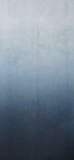 an abstract painting with blue and gray tones