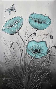 Art Using Hot Glue Glue Painting, Beginner Painting, Flower Art Painting, Glue Crafts, Painting Art Projects, Diy Art Painting, Diy Canvas