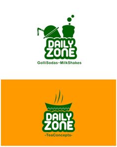 the logo for daily zone coffee company