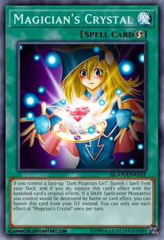 the card for magician's crystal