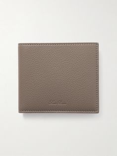 Loro Piana's billfold wallet is crafted from full-grain leather that'll stand up nicely to regular use. Subtly debossed with the brand's logo, it's fitted with plenty of card slots, a bill sleeve and a pocket for notes and receipts. The compact size ensures it'll slip comfortably into your pocket. Leather Billfold, Wallet For Men, Billfold Wallet, Summer Sunglasses, Loro Piana, Fine Jewelry Designers, Luxury Gifts, Mr Porter, Full Grain Leather