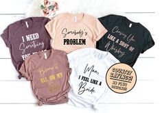 four t - shirts that say i'm perfect for everyone, and one is not perfect