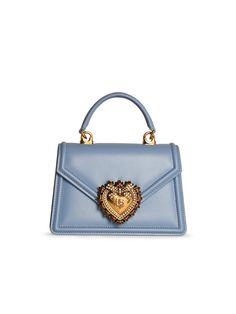 100% calfskin leather Luxury Blue Calf Leather Bag, Blue Calf Leather Bag With Gold-tone Hardware, Blue Calf Leather Shoulder Bag For Evening, Expensive Handbags, Metal Tag, Zegna Shoes, Purple Bags, Prada Shoes, Embossed Logo