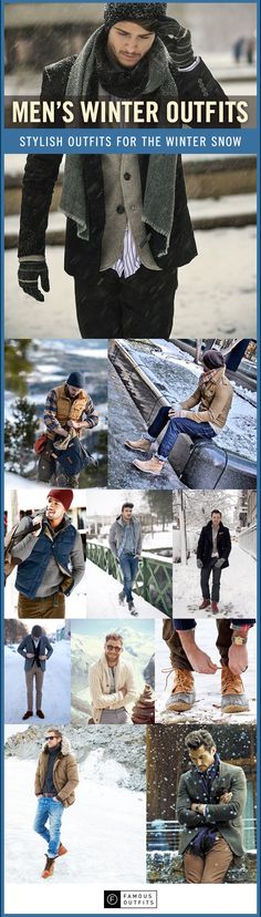 Enjoy our collection of men’s winter outfits to help you stay stylish while out in the snow. Men's Winter Outfits, Famous Outfits, Checkered Jacket, Winter Outfits Men, Sharp Dressed Man, Mens Winter Fashion, Winter Mode, Fashion Winter, Men's Watches